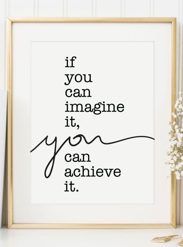 If you can imagine it, you can achieve it, Poster